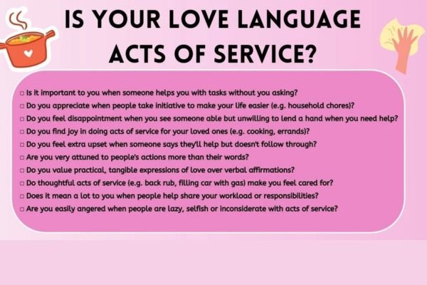 Acts of Service Love Language